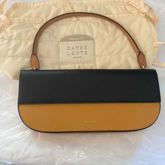 NEW DANSE LENTE Baguette two tone Bag - Picture 4 of 8